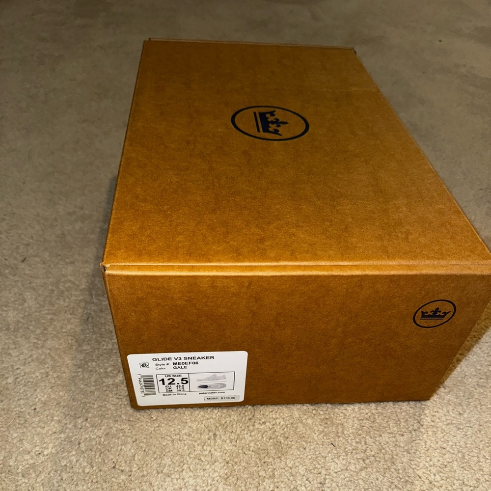 Peter Millar Glide V3 Sneaker – Gale Gray – Size 12.5 (Men’s)